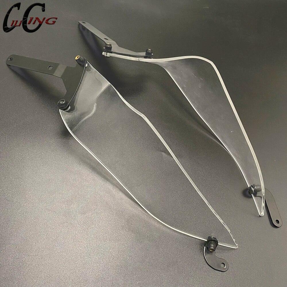 Motorradzubehör Spoiler für Ducati Desert X 2022 Desert X 2023 Seitendeflektor Schwarz Luftgrau