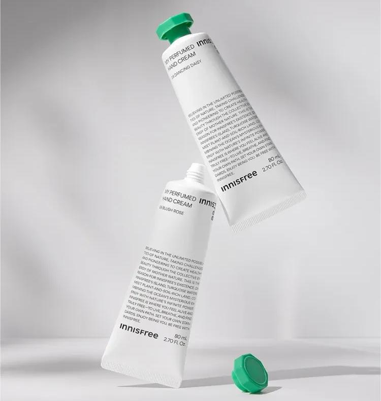 Innisfree My Perfumed Hand Cream Moisturizing Fragrance Hand Care (Dancing Daisy / Blush Rose) 80mL Dancing Daisy