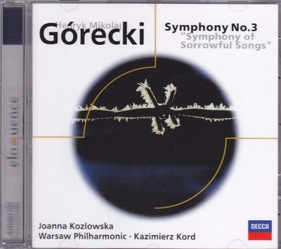 CD HENRYK GÓRECKI - JOANNA KOZŁOWSKA • - Symphony No. 3 "Symphony Of Sorrowf 4681502 Decca Germany Classical Used