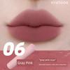 Olive Leather Base Color ~ Black Rabbit Macaron Lip Mud 200 Skin Feeling Purple Nude Color Series Low Saturation Gray Pink Plain Lipstick