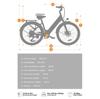 HillMiles MileCity1 Elektrofahrrad, 250 W Motor, 36 V 13 Ah Akku, 26 Zoll Reifen, 32 km/h Höchstgeschwindigkeit, Scheibenbremse, Gabelfederung, IP65