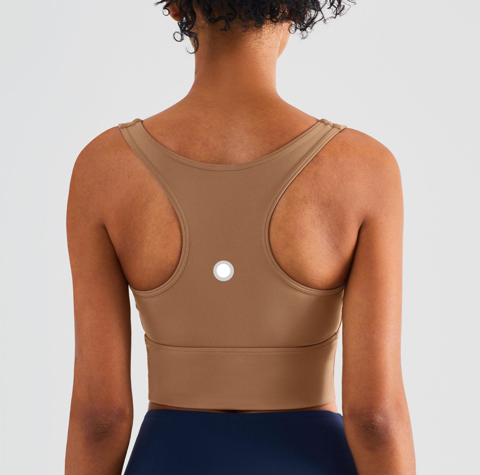 Женский удлиненный беспроводной бюстгальтер для бега — фото 11