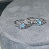 Süße, exquisite Sterne und Mondringe für Frauen und Mädchen, einfache, romantische Öffnung, verstellbare Ringe, Schmuck, Accessoires, Geschenke