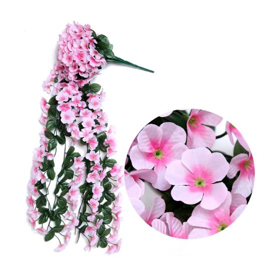 Outdoor Artificial Fall Fake Flowers Hanging Vines UV Resistant Faux Flowers Realistic Look Home Garden Decor