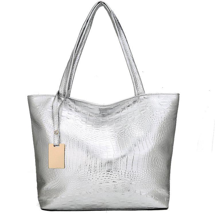 Große Kapazität Handheld Schultertasche Krokodilmuster Damen Tasche Mode Europäische und Amerikanische Commuter Tasche Tragetasche