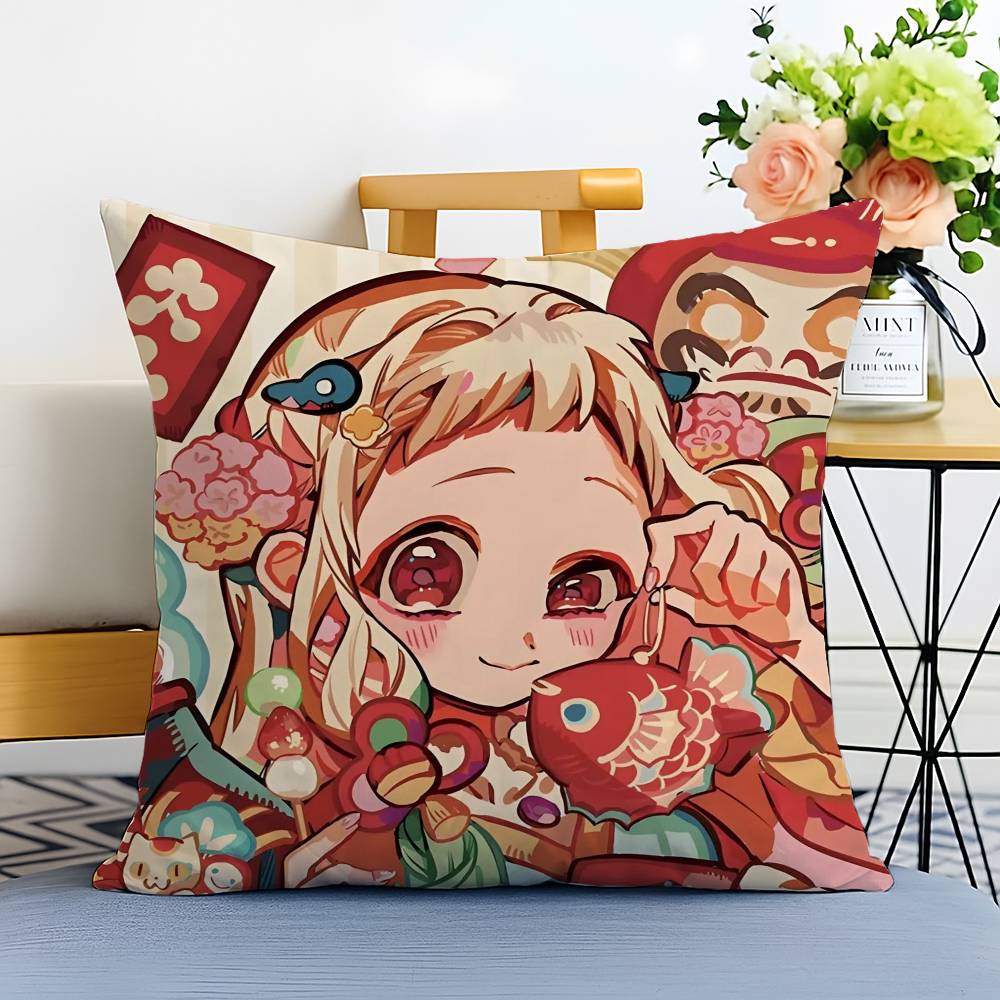 Love T-Toilet-bound Hanako-kun-MT Pillow Case Printed Brushed Fleece Pillow Baby Skin-Touch Eco-Friendly Dye-Sublimat