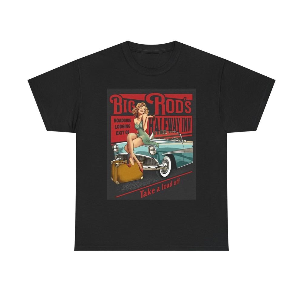 

Big Rods Cars Graphic T Shirt Women#039;s Cotton Tee BRAND NEW Unisex T-Shirt XXXL