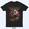 Fire Devil And Skeleton Black T-Shirt