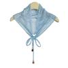 Triangular Knit Bandana Hijab Soft and Comfortable Headscarf Showcasing French Country Aesthetic Bandana