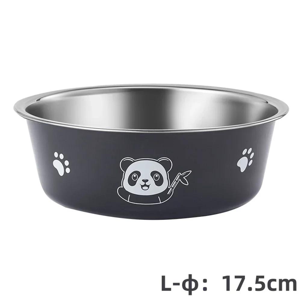 Non-Slip Dog Bowl for Large Medium and Small Dogs Cats Drinking Water Feeding Pet Bowl Stainless Steel Pet Food Bowl