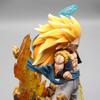 Dragon Ball Z Gotenks Figures Sjj3 Gotenks Anime Figures Super Saiyan Gk Statue Figurine 22cm Pvc Model Doll Collectible Toy Gif