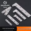 Stainless Steel 180° Rotating 7-Shape Concealed Door Hinge for Cabinet