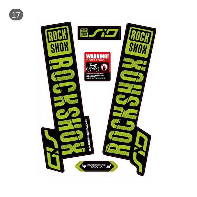 Rock Shox SID Front Fork Sticker Road Bike Race Accessories Decals NEW