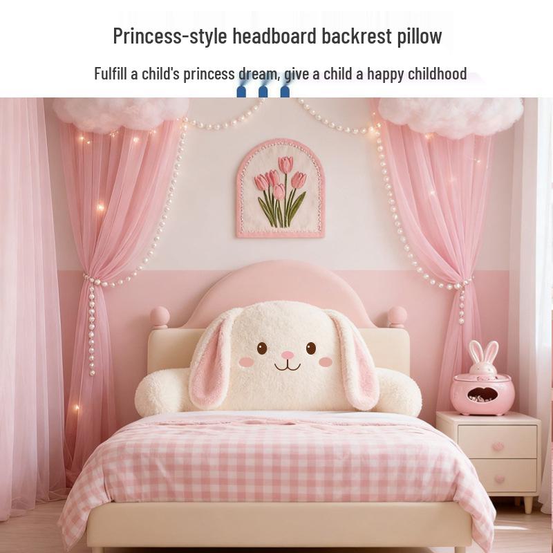 Soft Upholstered Bedside Cushion - Washable Tatami Style for Kids' Bedroom