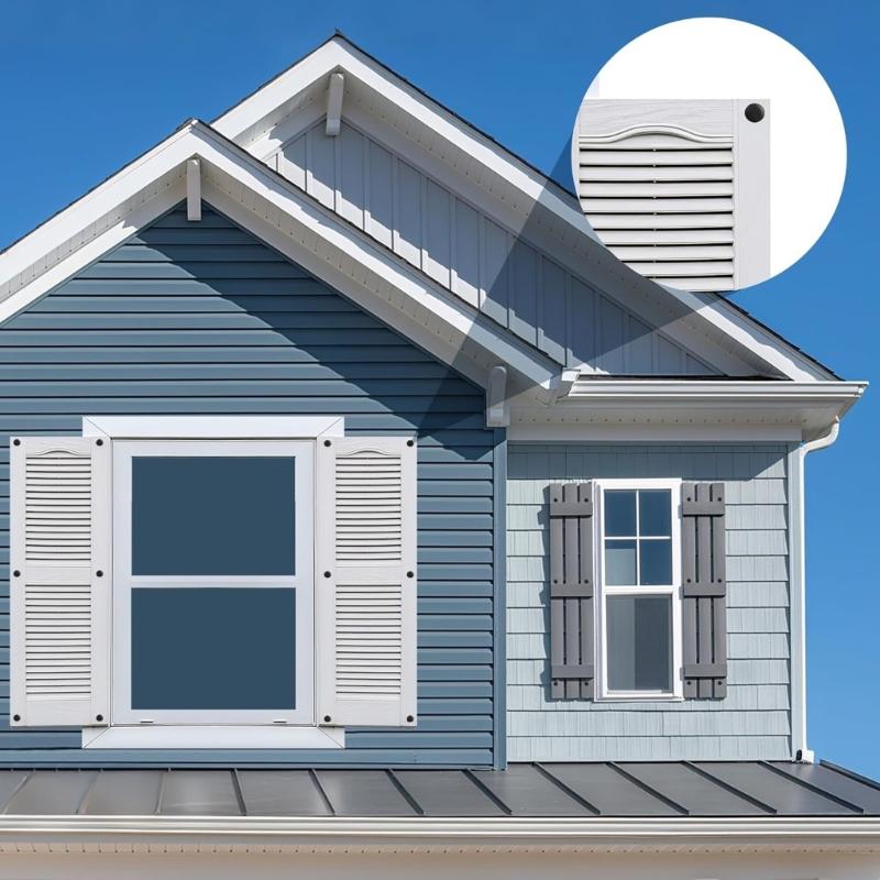 36Pcs Black Screw Fasteners 3Inch Window Panel Pin Replacement Shutter Spikes Anchors for Window Outside Easy to Use