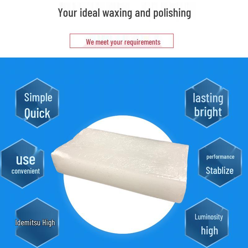 White Crystalline Paraffin Wax Block for Stone and Floor Polishing