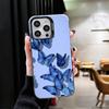 Blue Butterfly Aesthetics Shockproof Phone Case for iPhone 17 Air 16 16E 15 Pro Max 14 Plus 13 Mini 12 Back Cover Anti Fall Fund