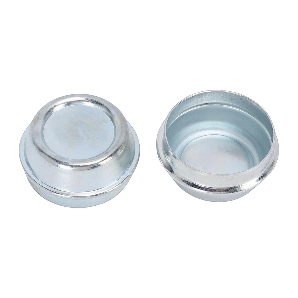 2 buc 48mm Capac de praf pentru butuc de remorcă Oțel galvanizat Capac de ungere pentru butuc roată remorcă Înlocuire pentru butuc roată remorcă Alko