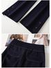 Women's High-Waist Slimming Micro-Flare Pants - 2025 Spring Collection: Versatile Slim-Fit Long Trousers