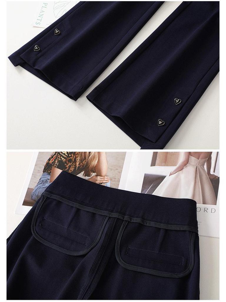 Women's High-Waist Slimming Micro-Flare Pants - 2025 Spring Collection: Versatile Slim-Fit Long Trousers