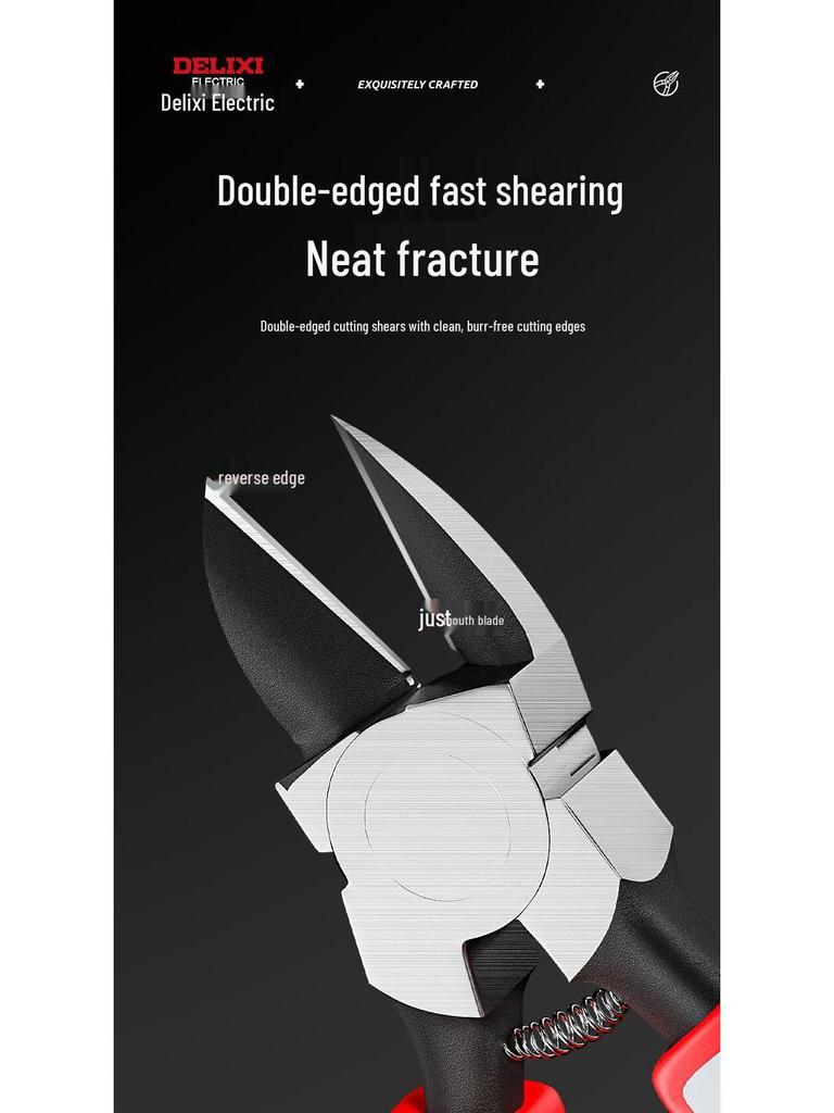 High Hardness Diagonal Cutting Pliers - Electrician's Special Electronic and Industrial Grade Side Cutter
