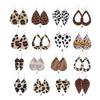 Leopard Print Earrings Girl Fashion Accessory Body Ornament Female Jewelry Adornment Hanging Decor Dual-sided Ear Dangles