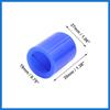 4Pcs 19mm 3/4" Silicone Blanking Cap Intake Vacuum Hose Tube End Bung Blue Auto Accessories