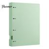Notebook Production Folder 4-Hole Document Folder/A4 File Bag, Durable PP Portable Storage Compact Binder Folder, Macaron Colors Lightweight Organizer