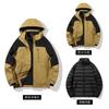 Outdoor jacket men's and women's loose gray duck down jacket waterproof