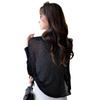 1PC Long Sleeve Beautiful Vintage Knitwears Sun Protection Hollow Out Fashion Solid Color Knitted Cardigan Thin Tops