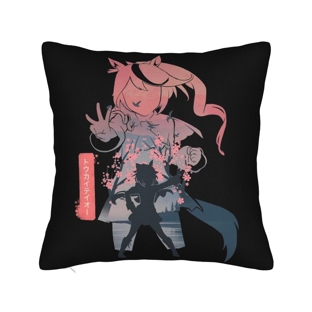 Manhattan Cafe Uma Musume Anime Pillowcase Printing Cushion Cover Gift  Throw Pillow Case Cover Car Zippered