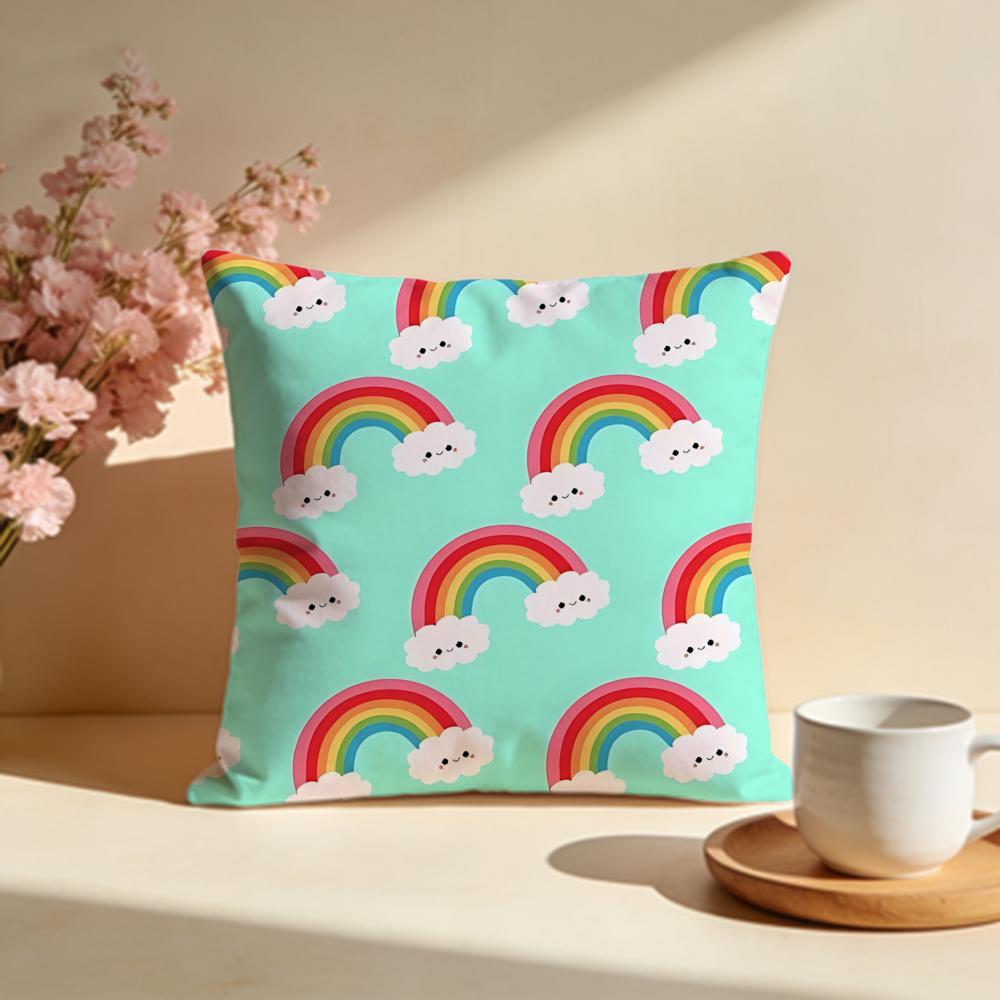 Funda de cojín Arcoíris Vibrante Fundas de almohada suaves para el hogar, dormitorio, sala de estar, sofá
