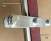 304 Stainless Steel Glass Clamp with Black Countersunk Gasket and White Sleeve for Stair and Balcony Guardrails
