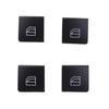 4pcs Window Switch Button Cap Set Compatible for Mercedes-Benz EClass W204 W166 X156 W156 2001-2014 Replacement A2049055402 ABS Power Window Control