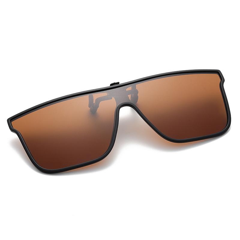 

Clipped One-Piece Sunglasses Retro Large-Frame Square Men S And Women S Sunglasses Brand Rectangle Square Eyewear