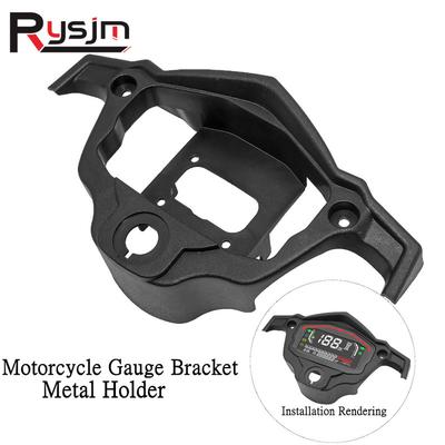 Universal Motorcycle Meter Holder Black Metal Bracket Holders for Digital Motorcycle Truments Speedometer Odometer Tachometer