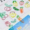 10 Pieces Cartoon Vegetabl Creative Carrot Metal Office School Supplies Cute Paper Clips Gift
