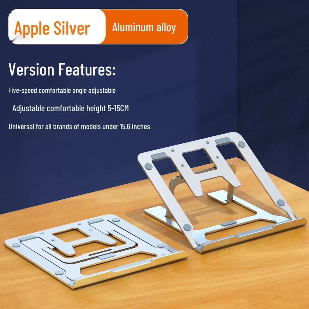 Aluminum Alloy Foldable Laptop Stand with Heat Dissipation