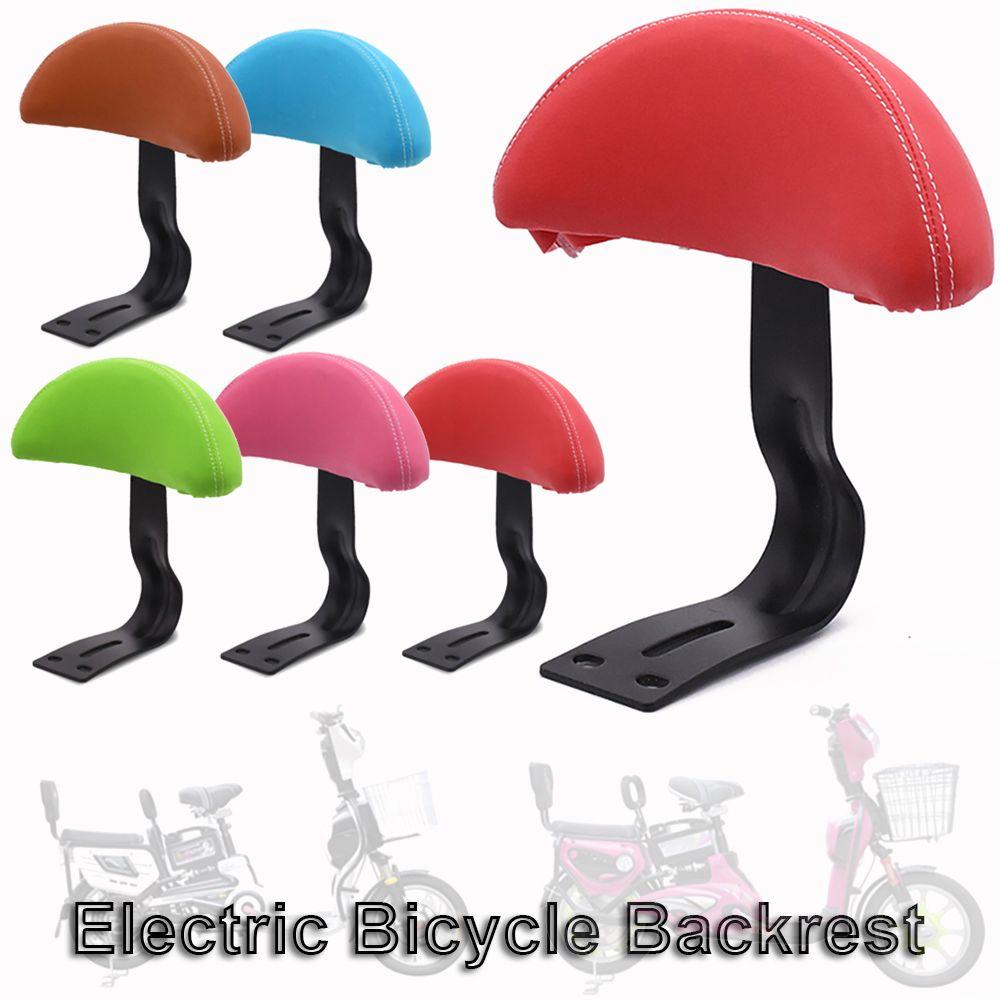 

Удобная мягкая подушка для спины мотоцикла, подушка для сиденья, подставка для заднего сиденья электровелосипеда, спинка для электрического велосипеда розовый