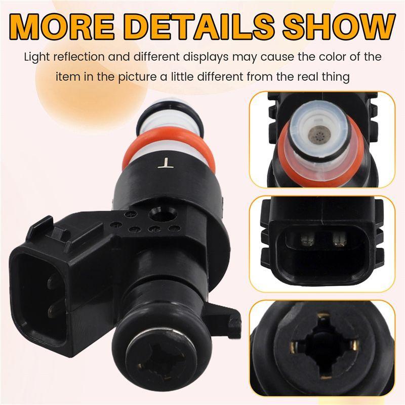 4PCS 16450-RBB-003 New Fuel Injector Nozzle For HONDA CIVIC Si RSX TYPE-S CSX 2.0L TSX 2.4L-AU62