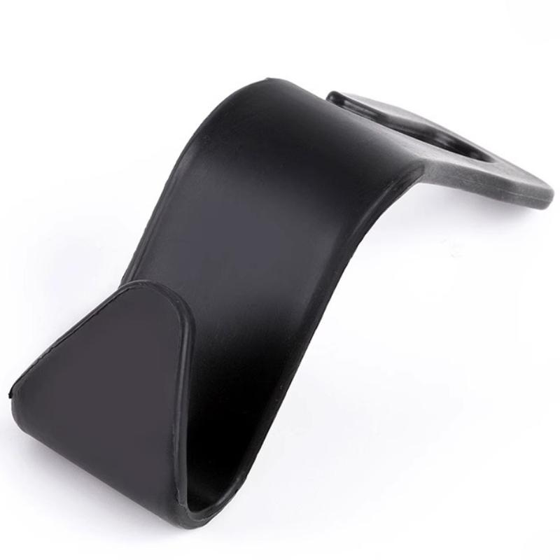 Car Seat Headrest Hook Hanger Black Storage Organizer Universal for Handbag Purse Coat Fit Universal Vehicle Car Holder