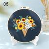 Crafts Handmade Painting Flowers Plants Pattern Cross Stitch DIY Embroidery Embroidery Starter Kit