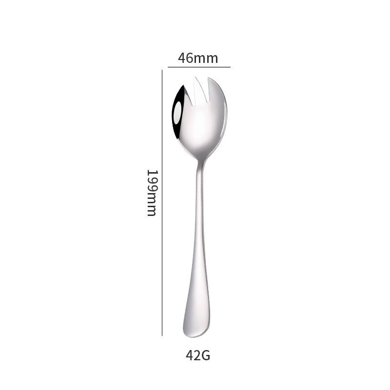 Stainless Steel Common Spoon and Fork Set Banquet Party Service Parting Colander Cake Spoon Dessert Shovel Butter Knife