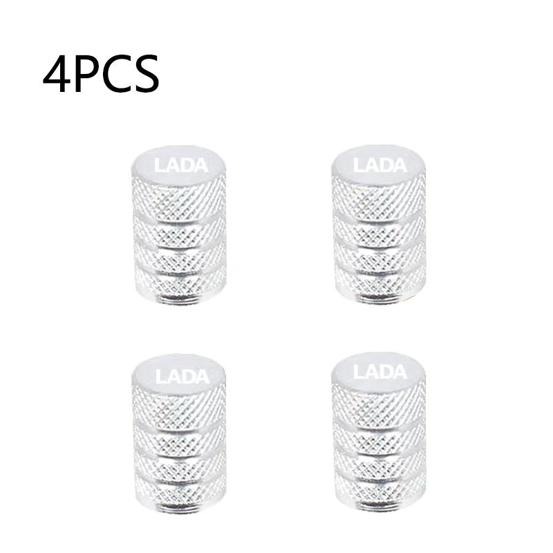 Car Wheel Tire Valve Caps Tyre Stem Covers Airdust Waterproof For Lada Niva Vesta Samara Kalina Largus Priora Xray Granta