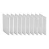 10Pcs Aluminum Heat Sink Heat Dissipation Cooling Sheet for Routers CPU Q50 X 4 X 100