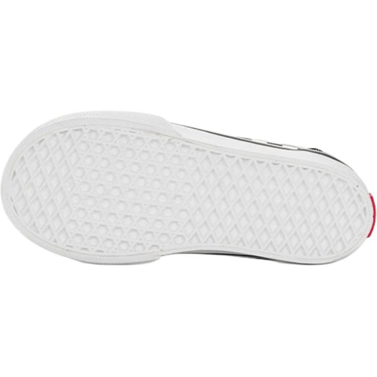 Vans Ward Slip-On Comfortable Versatile Durable Low-Top Toddler Shoes Baby Shoes Black White VN0A5KY8Y28