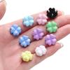 20pcs/lot New Candy Color Four Leaf Clover Acrylic Beads Loose Spacer For Jewelry Making DIY Charms Bracelet Necklace Accessorie