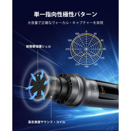 Microphone Dynamique Sans Fil Rechargeable LEKATO, Microphone à Main UHF avec Mini Récepteur, Idéal pour les Réunions, le Karaoké et les Fêtes à Domicile (Lot de 2)