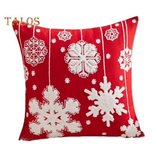 Świąteczna poszewka na poduszkę dekoracyjną Kolorowy motyw kreskówkowy Nadruk Kształt kwadratowy Dekoracja sypialni salonu sofy Poszewka na poduszkę Pokrowiec na poduszkę