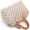Auth LOUIS VUITTON Damier Azur Speedy 25 Boston Bag Handbag PVC N41371 lv5557nj